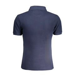 La Martina Blue Cotton Polo Shirt - S - Polos