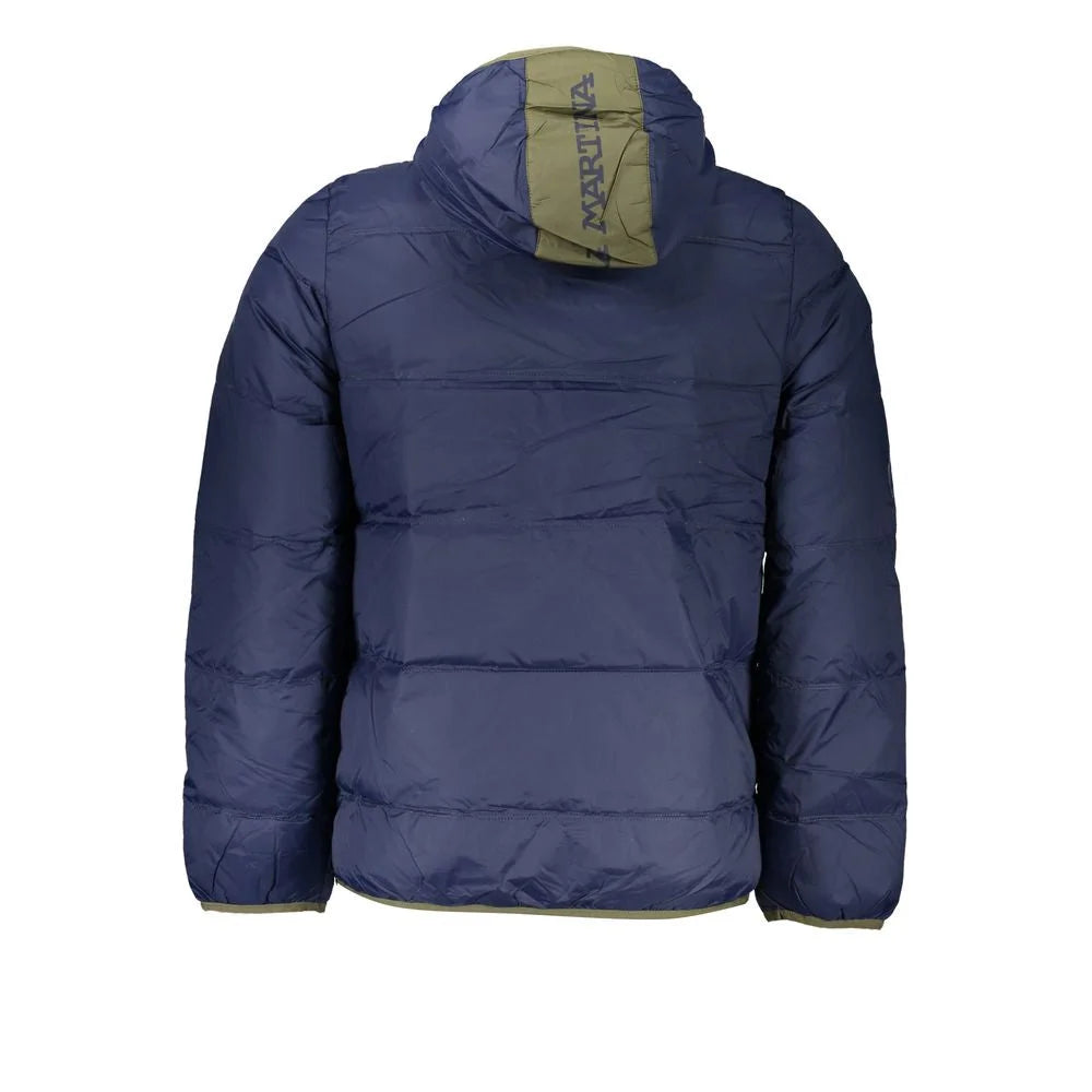 La Martina Blue Polyamide Men Jacket - M