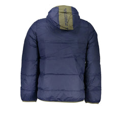 La Martina Blue Polyamide Men Jacket - Puffer Jackets