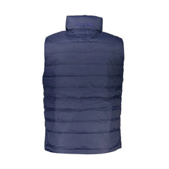 La Martina Blue Polyamide Men Jacket - Vests