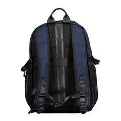 La Martina Blue Polyester Men Backpack - Laptop Backpacks