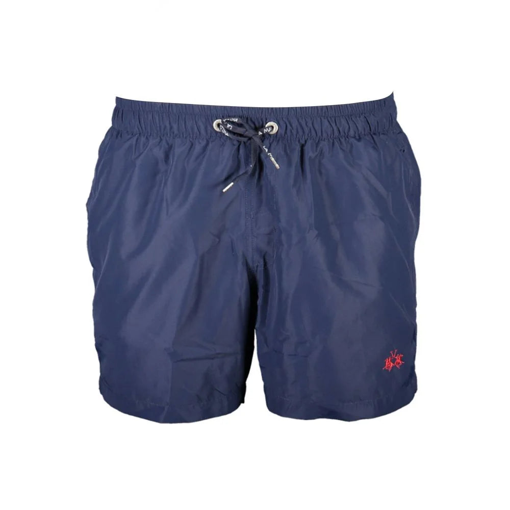 La Martina Blue Polyester Swimwear - S - Boardshorts