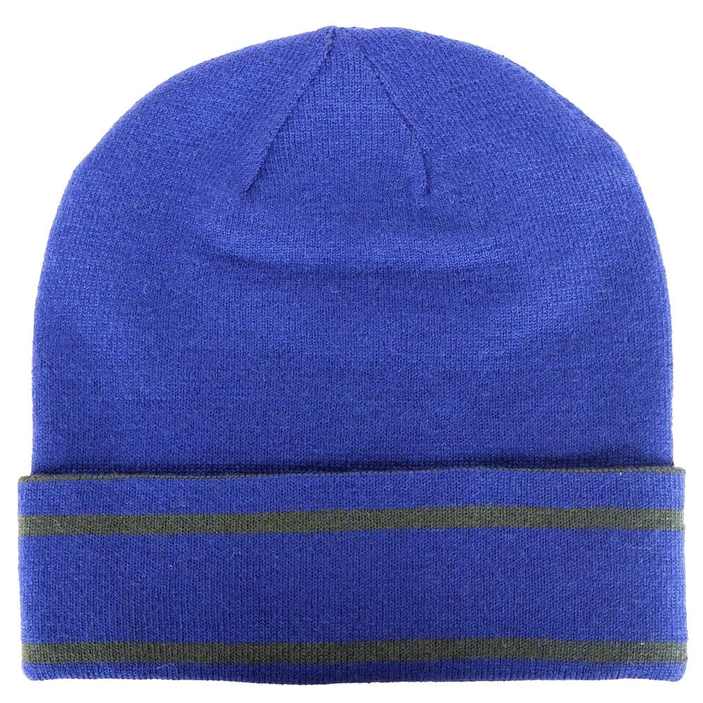La Martina Blue Wool Men Cap - Beanies