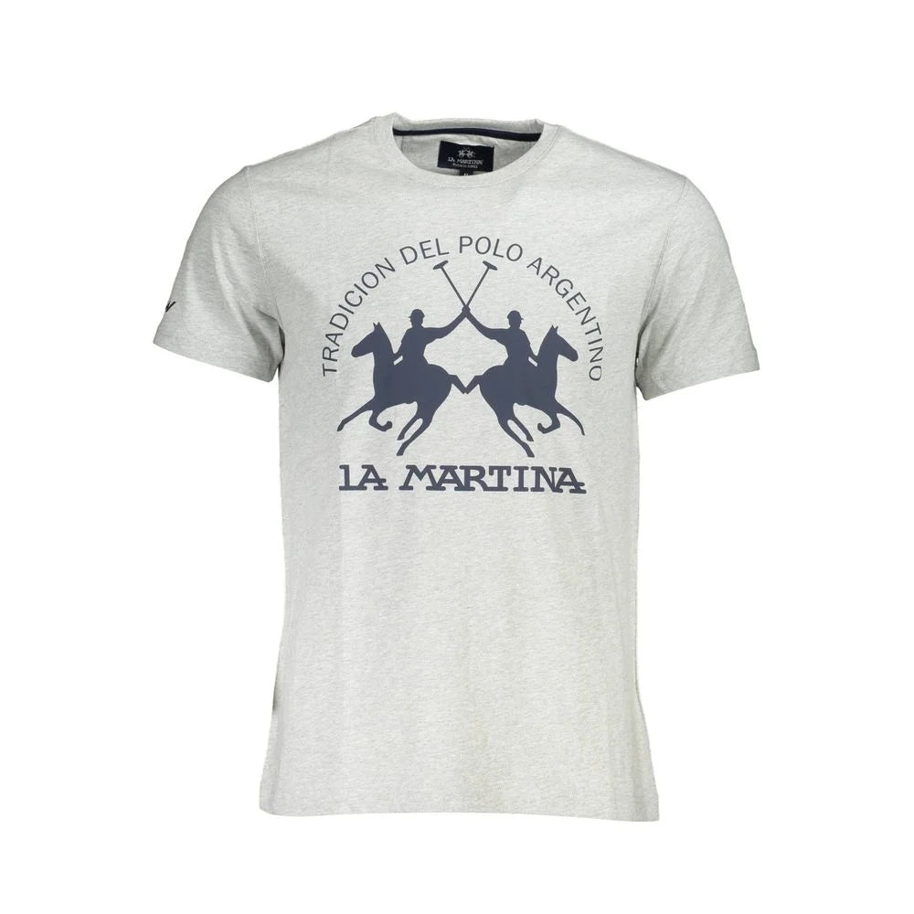 La Martina Brown Cotton Men T-Shirt - T-Shirts