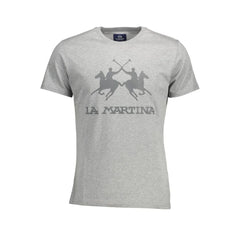 La Martina Brown Cotton Men T-Shirt - T-Shirts