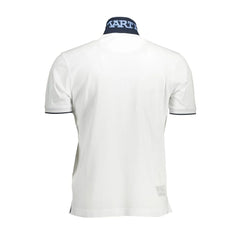 La Martina Elegant Short-Sleeved White Polo for Men - Polos