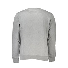 La Martina Gray Cotton Men Sweatshirt - Sweatshirts