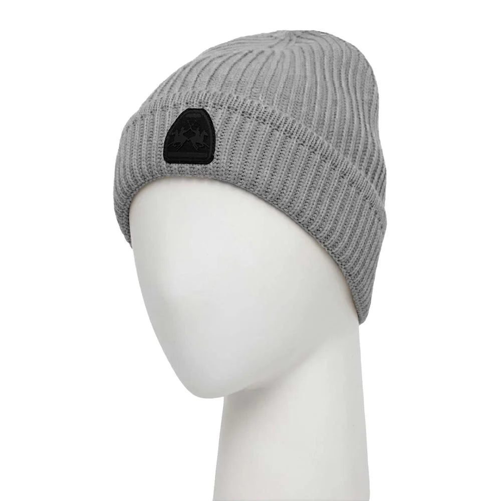 La Martina Gray Polyester Caps Baseball Hat - Beanies