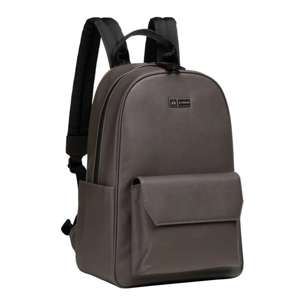 La Martina Gray Polyethylene Backpack