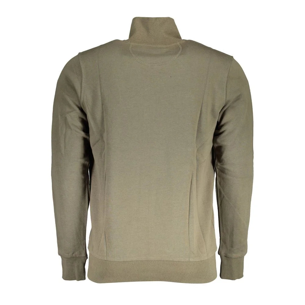 La Martina Green Cotton Men Sweater - Sweatshirts