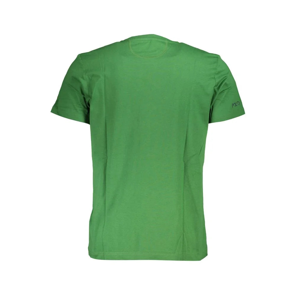 La Martina Green Cotton Men T-Shirt - T-Shirts
