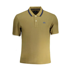 La Martina Green Cotton Polo Shirt - Polos