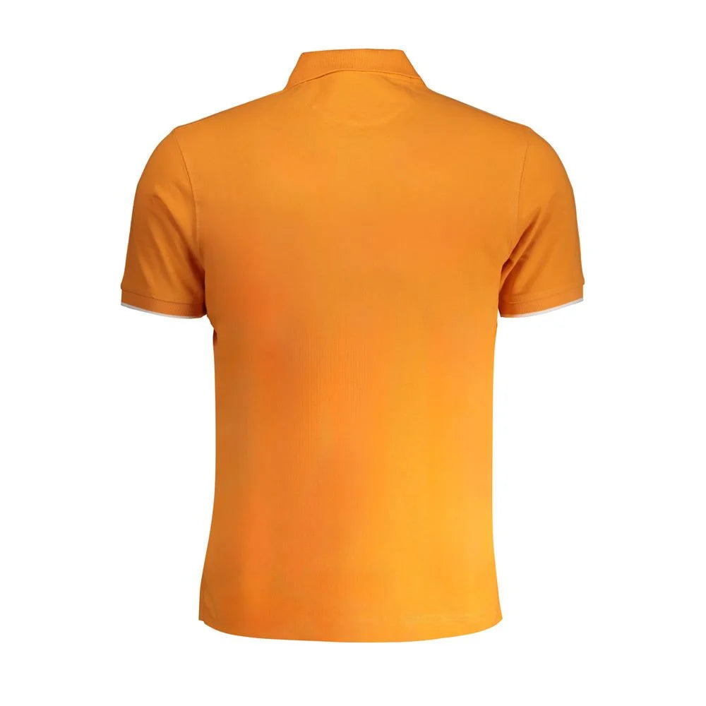 La Martina Orange Cotton Polo Shirt - Polos