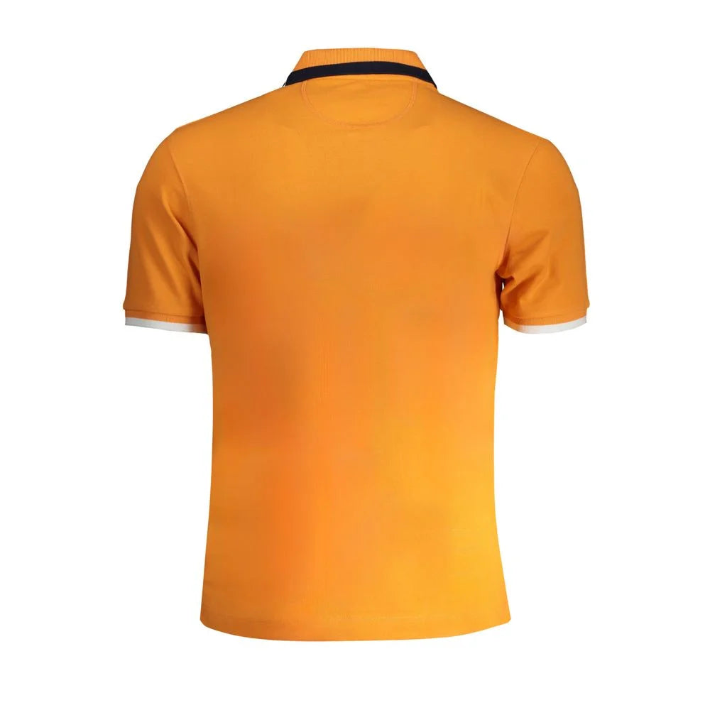 La Martina Orange Cotton Polo Shirt - Polos