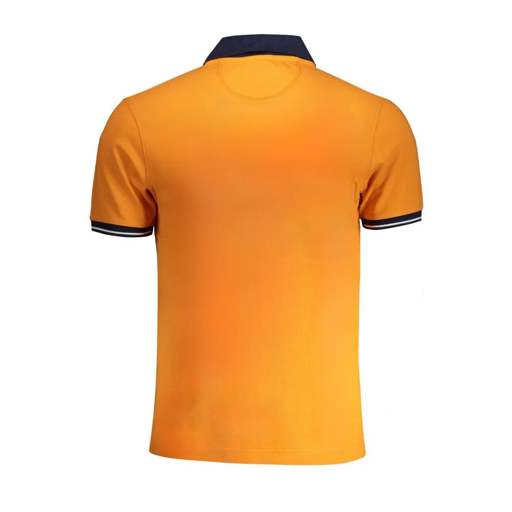 La Martina Orange Cotton Polo Shirt - S - Polos