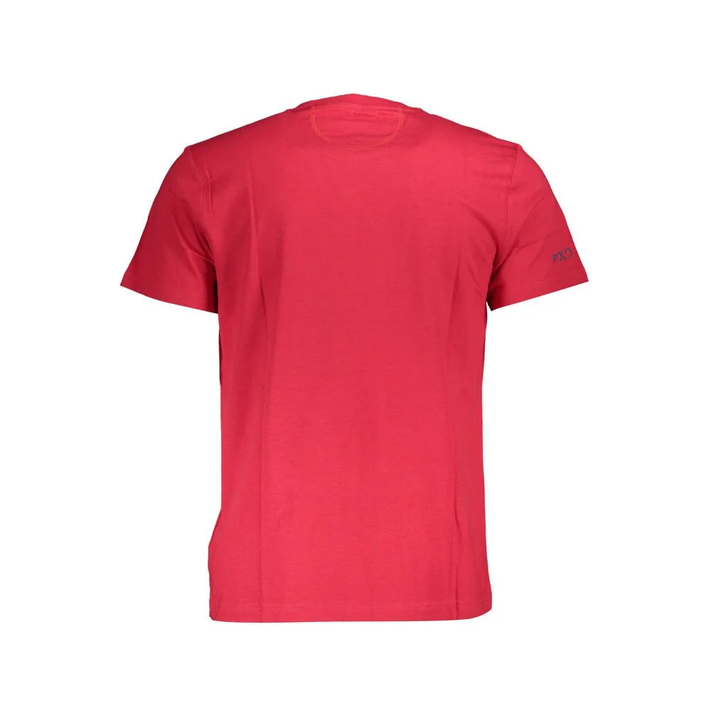 La Martina Red Cotton Men T-Shirt - T-Shirts
