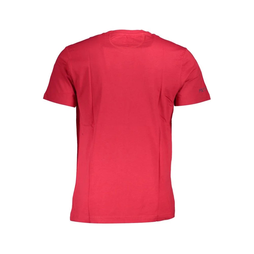 La Martina Red Cotton Men T-Shirt - T-Shirts