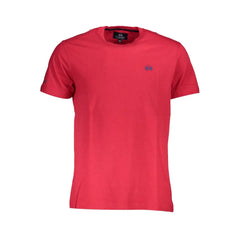 La Martina Red Cotton Men T-Shirt - T-Shirts