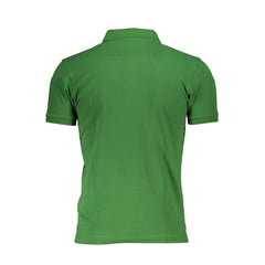 La Martina Sleek Green Slim Fit Polo with Contrast Detail - L - Polos