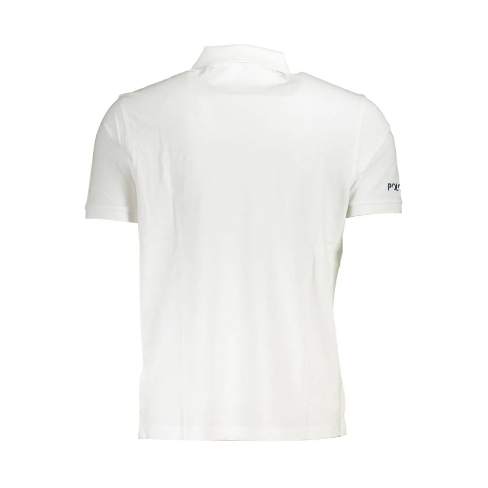 La Martina White Cotton Men Polo Shirt - Polos