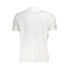 La Martina White Cotton Men Polo Shirt - Polos
