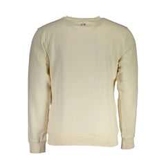 La Martina White Cotton Men Sweater - Sweatshirts