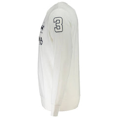 La Martina White Cotton Men’s Sweater - XL