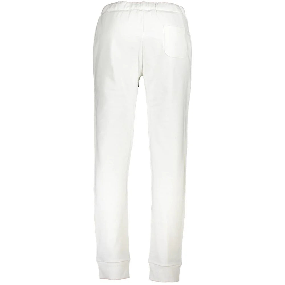 La Martina White Cotton Pant - Joggers