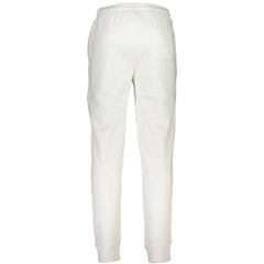 La Martina White Cotton Pant - M - Joggers