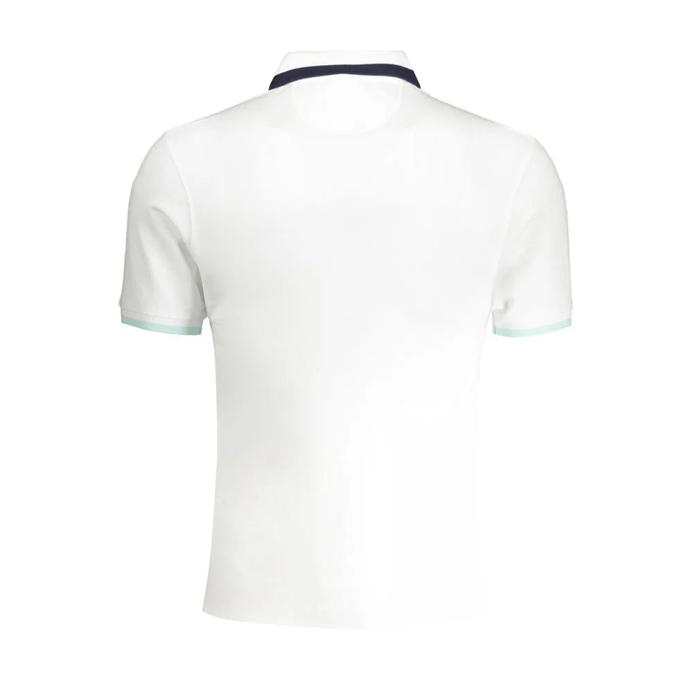 La Martina White Cotton Polo Shirt - L - Polos