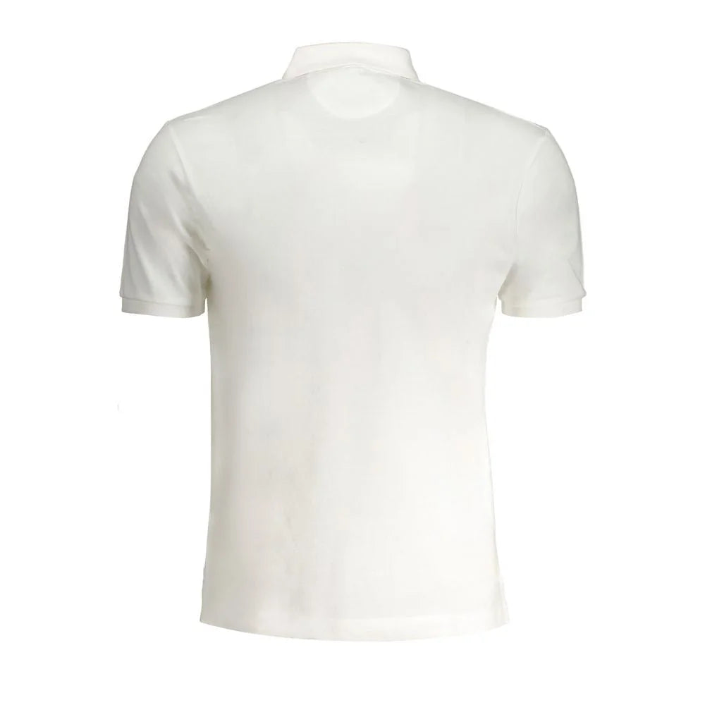 La Martina White Cotton Polo Shirt - Polos