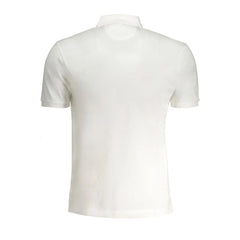 La Martina White Cotton Polo Shirt - Polos
