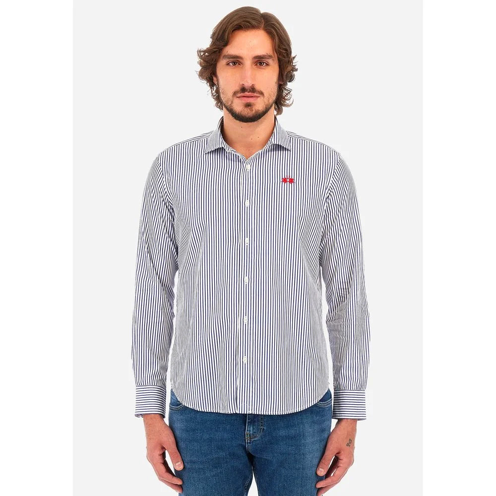La Martina White Cotton Shirt - Shirts