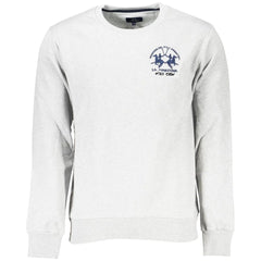 La Martina White Cotton Sweatshirt - XL - Sweatshirts