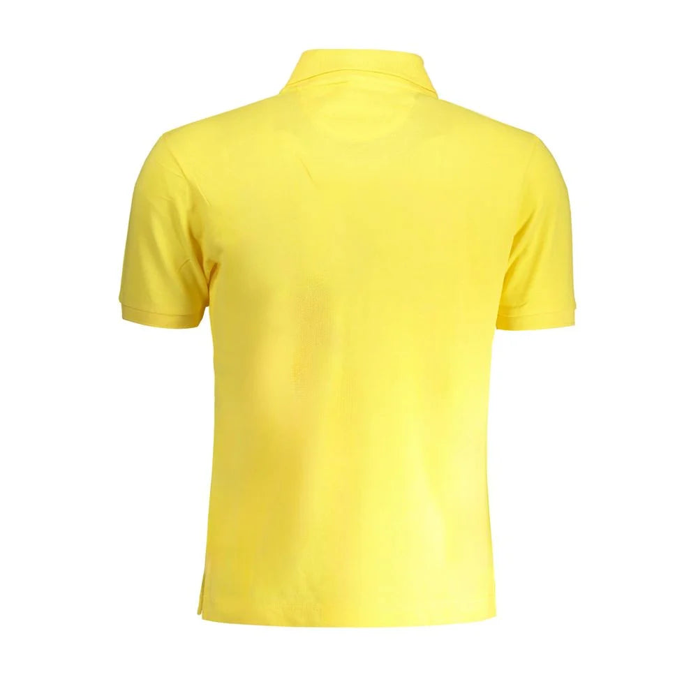 La Martina Yellow Cotton Polo Shirt - S - Polos