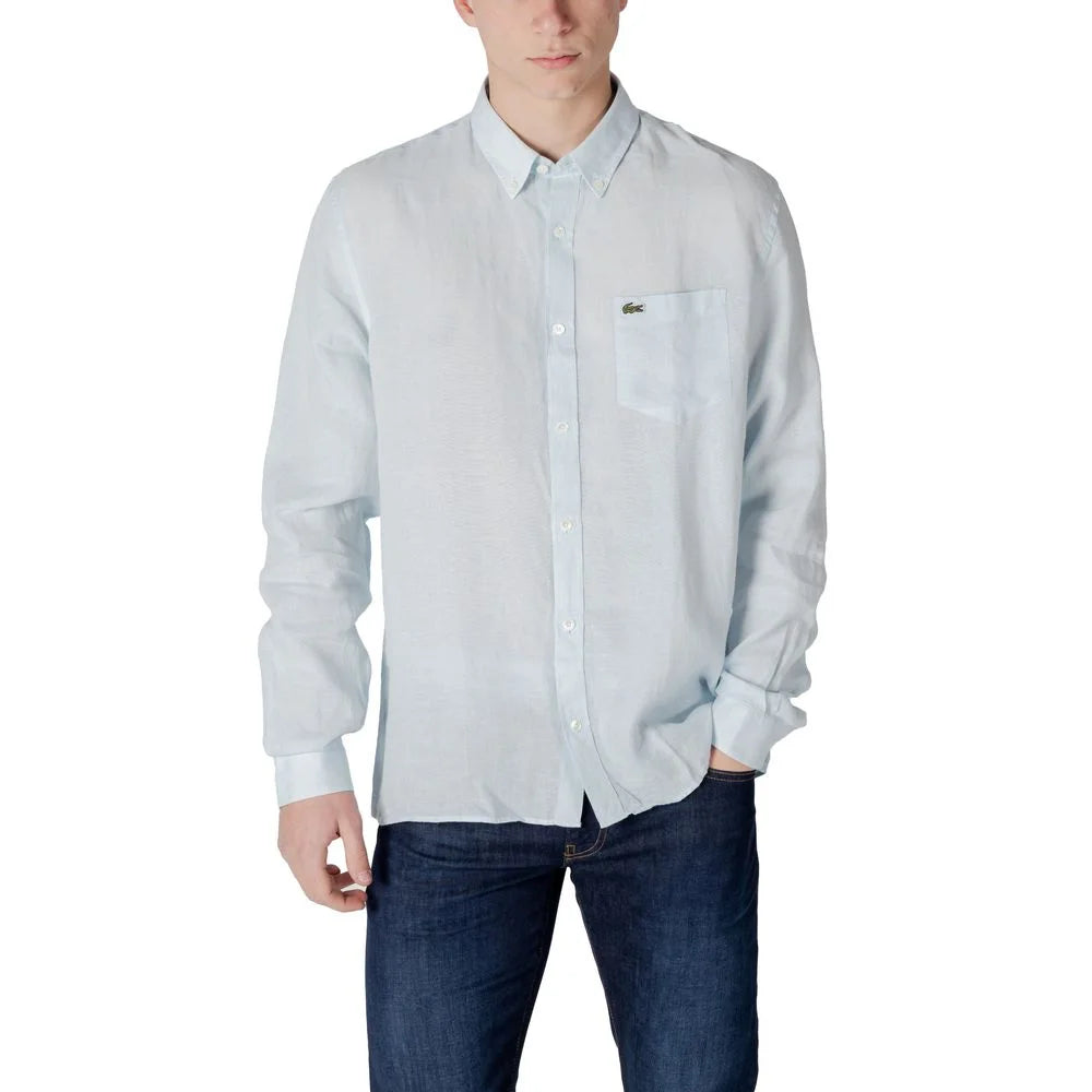 Lacoste Blue Linen Shirt