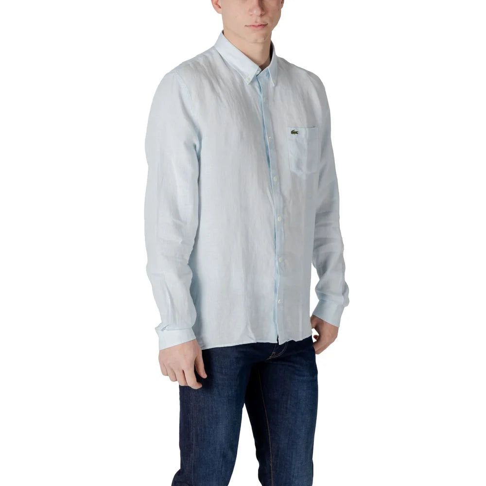 Lacoste Blue Linen Shirt