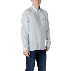 Lacoste Blue Linen Shirt