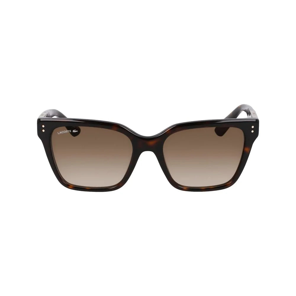 Lacoste Brown Acetate Sunglasses