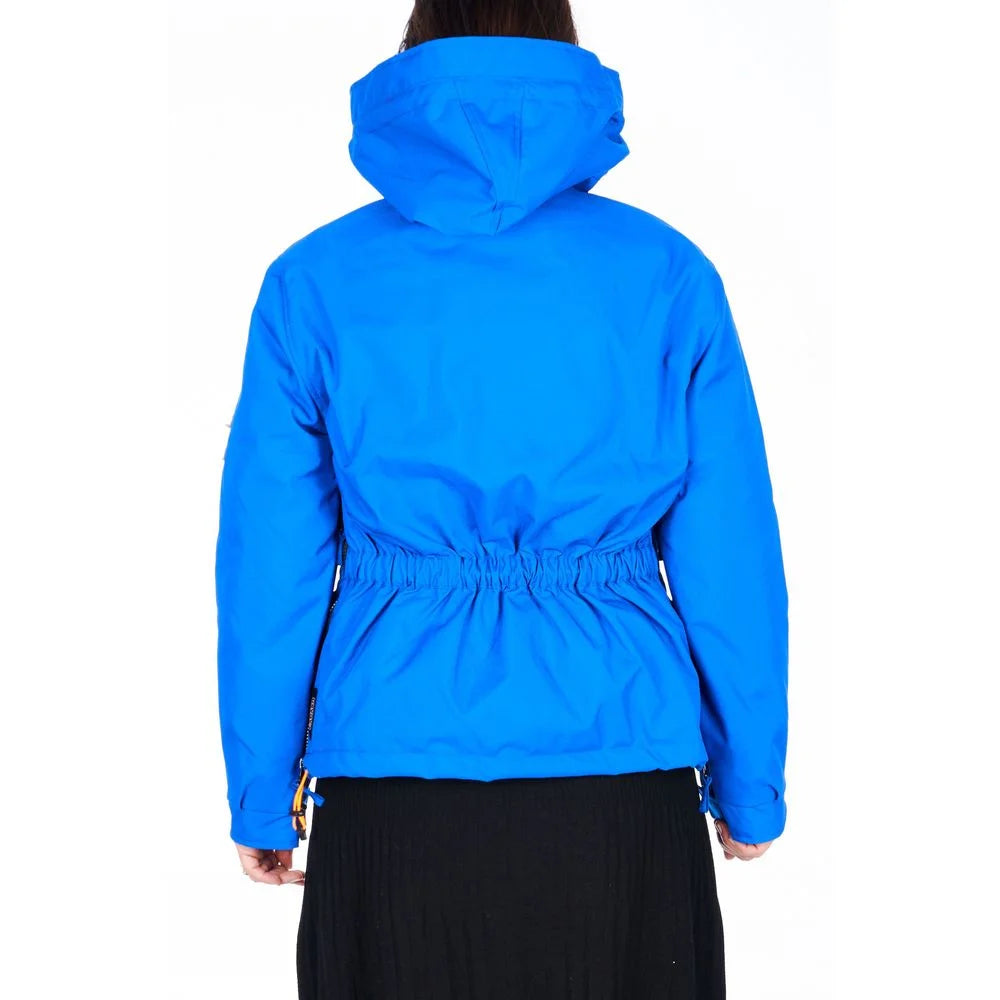 Ladakh Blue Polyester Women Jacket - Windbreakers
