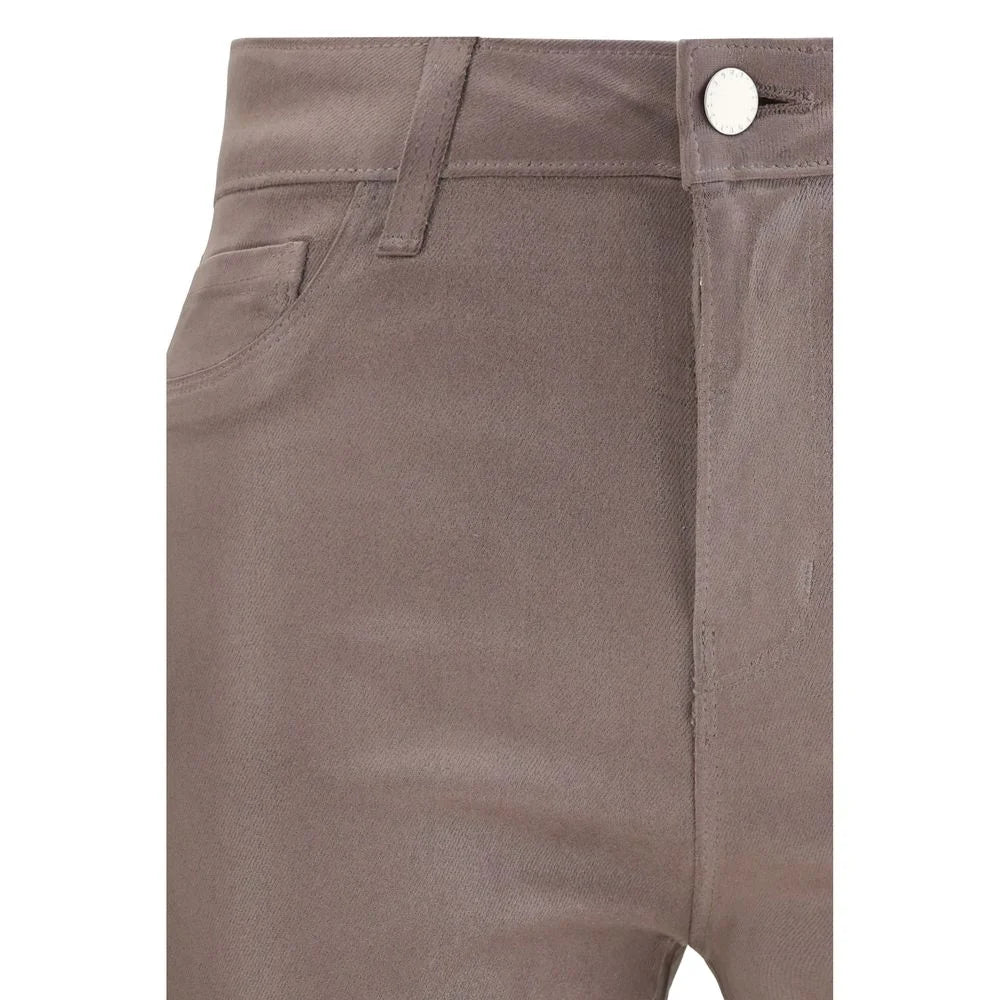 L’Agence Beige Cotton Casual Pants