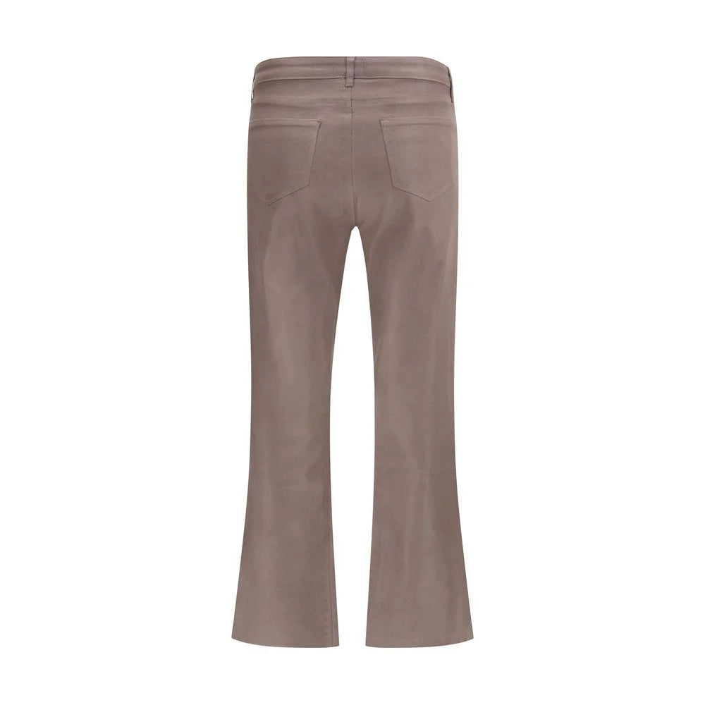 L’Agence Beige Cotton Casual Pants