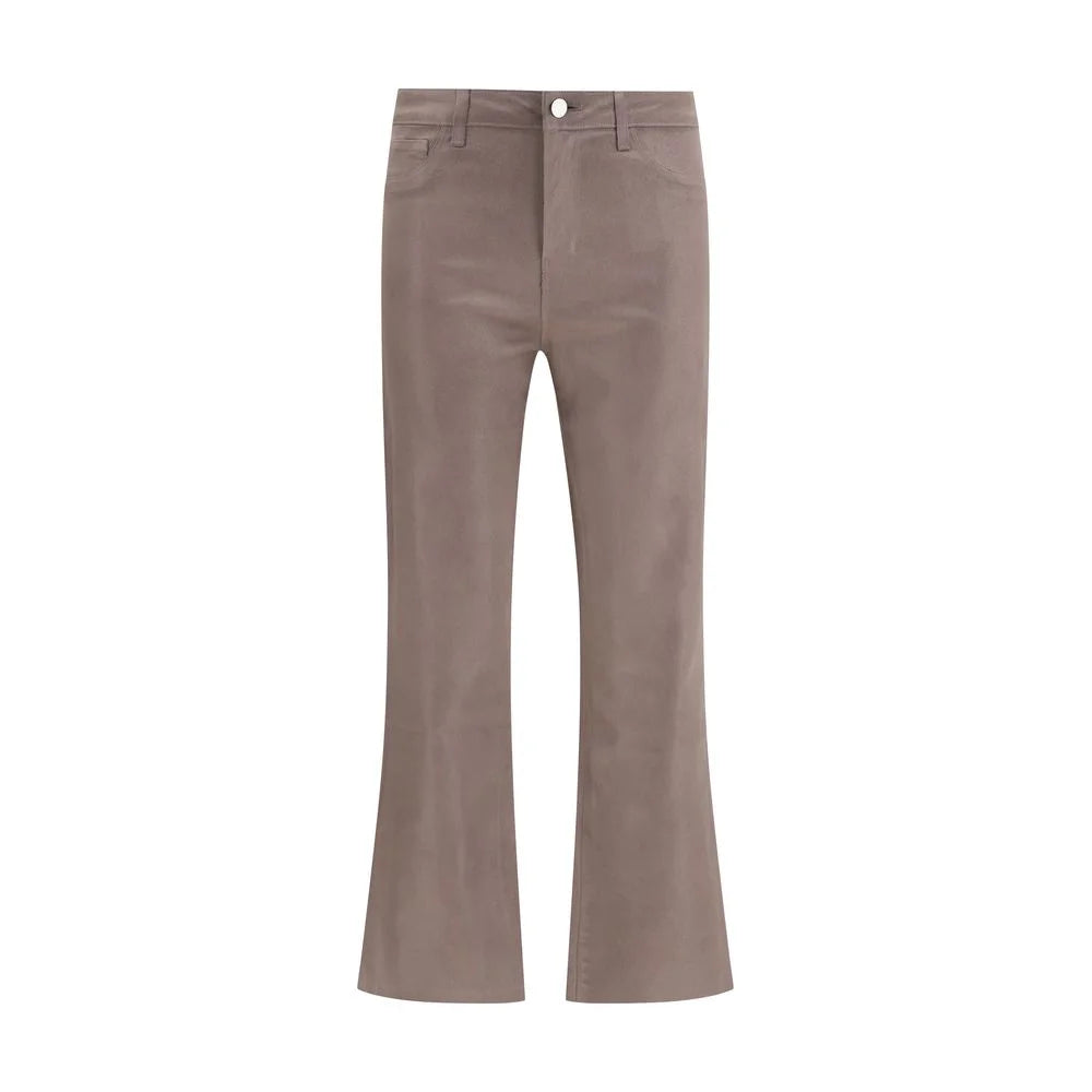 L’Agence Beige Cotton Casual Pants