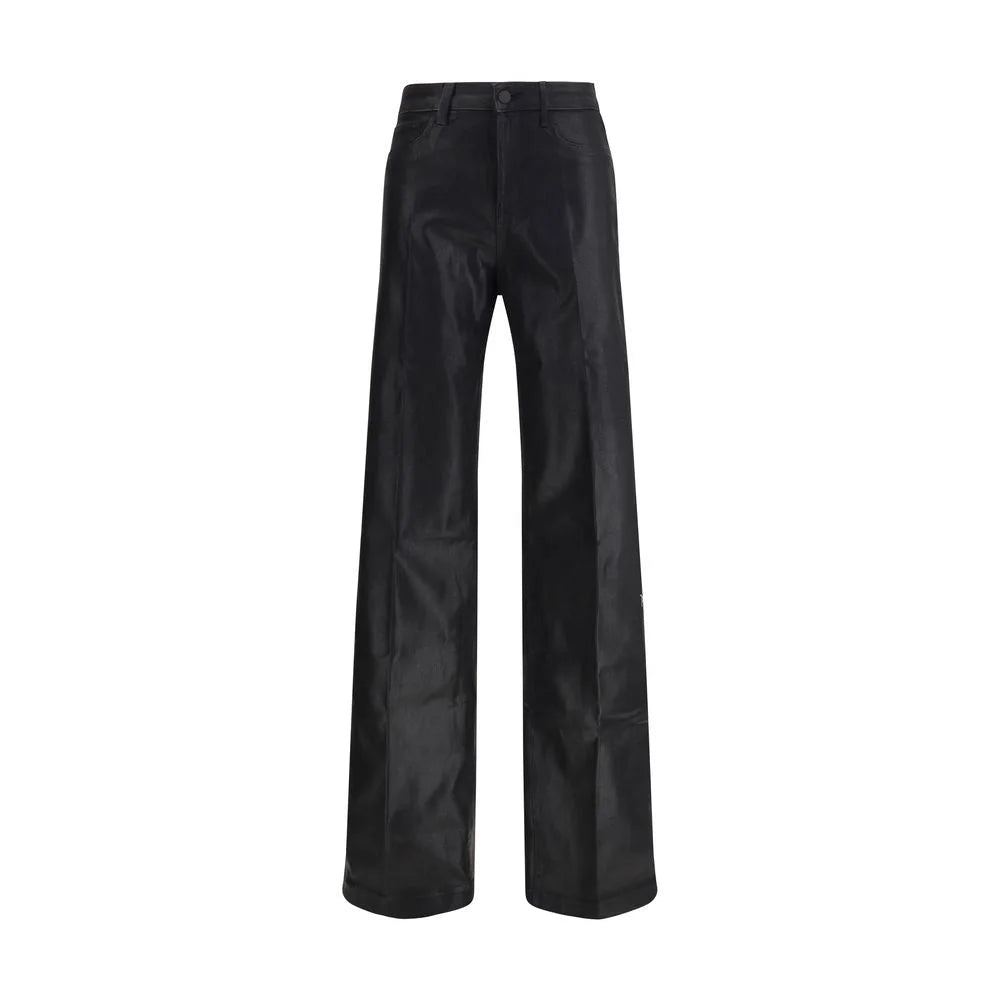 L’Agence Black Cotton Casual Pants