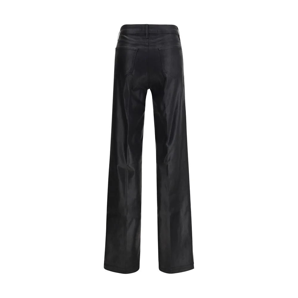 L’Agence Black Cotton Casual Pants