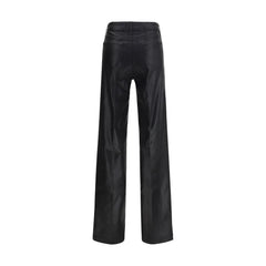 L’Agence Black Cotton Casual Pants