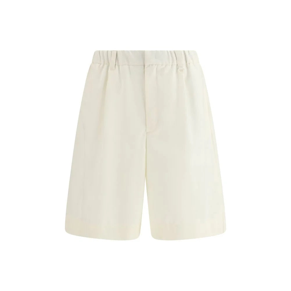 LAMINAR Beige Polyester Shorts
