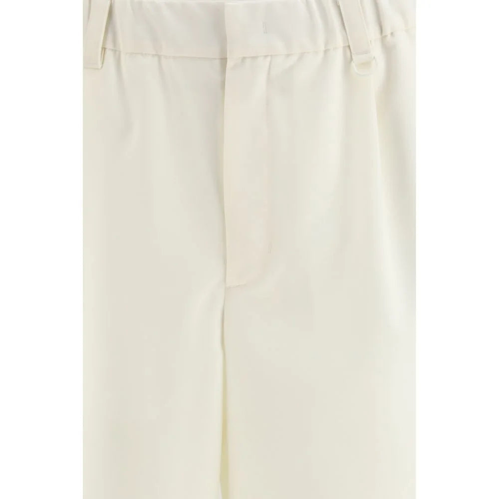 LAMINAR Beige Polyester Shorts
