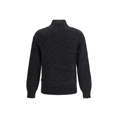 LAMINAR Black Cotton Sweatshirt