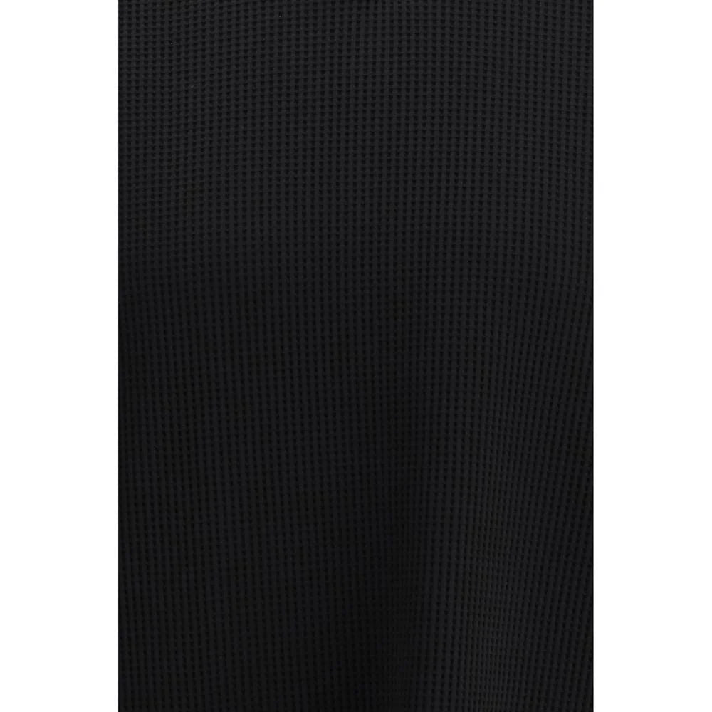 LAMINAR Black Cotton Sweatshirt